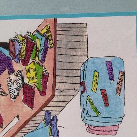 Vintage A Slice of Life Original Cartoon Art Ltd Ed prints TRAVEL humor Thayer - Picture 5 of 8